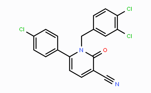 CAS No. 339108-77-9, 6-(4-Chlorophenyl)-1-(3,4-dichlorobenzyl)-2-oxo-1,2-dihydro-3-pyridinecarbonitrile