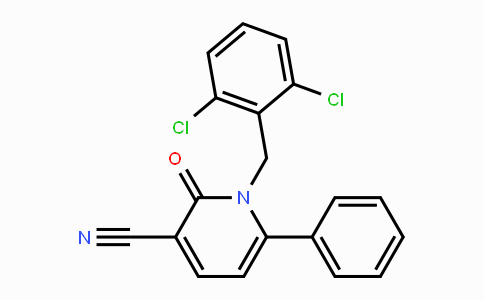 CAS No. 339108-86-0, 1-(2,6-Dichlorobenzyl)-2-oxo-6-phenyl-1,2-dihydro-3-pyridinecarbonitrile