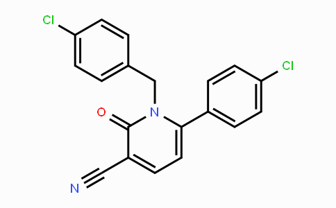 CAS No. 339109-64-7, 1-(4-Chlorobenzyl)-6-(4-chlorophenyl)-2-oxo-1,2-dihydro-3-pyridinecarbonitrile