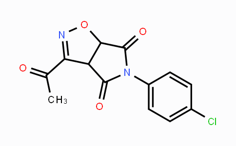 CAS No. 454473-68-8, 3-Acetyl-5-(4-chlorophenyl)-3aH-pyrrolo[3,4-d]isoxazole-4,6(5H,6aH)-dione