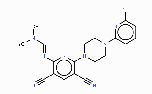 CAS No. 339110-72-4, N'-{6-[4-(6-Chloro-2-pyridinyl)piperazino]-3,5-dicyano-2-pyridinyl}-N,N-dimethyliminoformamide