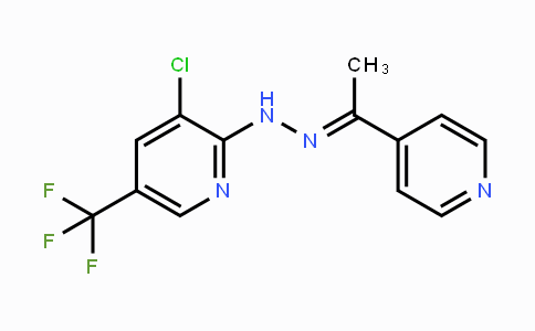 CAS No. 339111-84-1, 1-(4-Pyridinyl)-1-ethanone N-[3-chloro-5-(trifluoromethyl)-2-pyridinyl]hydrazone