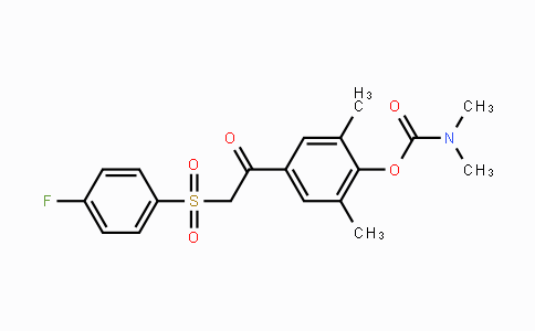 CAS No. 339112-17-3, 4-{2-[(4-Fluorophenyl)sulfonyl]acetyl}-2,6-dimethylphenyl N,N-dimethylcarbamate