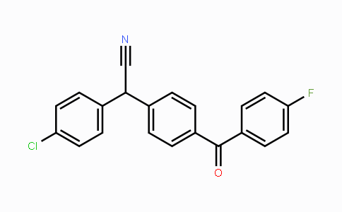 CAS No. 339114-45-3, 2-(4-Chlorophenyl)-2-[4-(4-fluorobenzoyl)phenyl]acetonitrile
