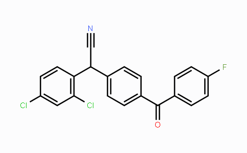 CAS No. 339115-06-9, 2-(2,4-Dichlorophenyl)-2-[4-(4-fluorobenzoyl)phenyl]acetonitrile