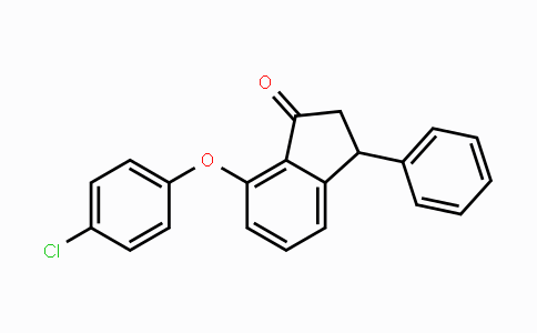 CAS No. 339115-91-2, 7-(4-Chlorophenoxy)-3-phenyl-1-indanone