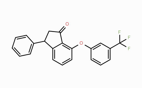 CAS No. 478260-70-7, 3-Phenyl-7-[3-(trifluoromethyl)phenoxy]-1-indanone
