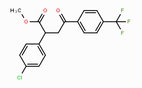 CAS No. 882748-10-9, Methyl 2-(4-chlorophenyl)-4-oxo-4-[4-(trifluoromethyl)phenyl]butanoate