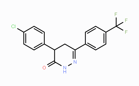 CAS No. 478260-86-5, 4-(4-Chlorophenyl)-6-[4-(trifluoromethyl)phenyl]-4,5-dihydro-3(2H)-pyridazinone