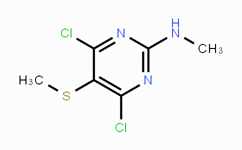 CAS No. 40765-72-8, 4,6-Dichloro-N-methyl-5-(methylsulfanyl)-2-pyrimidinamine