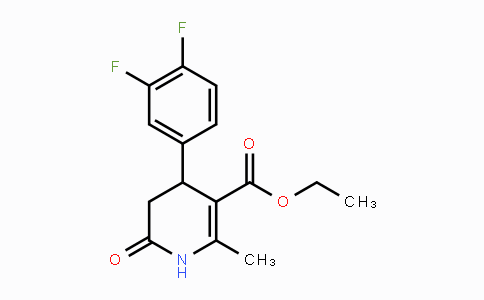 CAS No. 478261-60-8, Ethyl 4-(3,4-difluorophenyl)-2-methyl-6-oxo-1,4,5,6-tetrahydro-3-pyridinecarboxylate