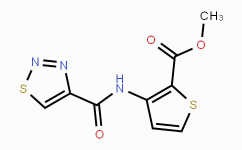 MC120320 | 478261-72-2 | Methyl 3-[(1,2,3-thiadiazol-4-ylcarbonyl)amino]-2-thiophenecarboxylate