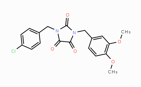 CAS No. 478262-68-9, 1-(4-Chlorobenzyl)-3-(3,4-dimethoxybenzyl)-1H-imidazole-2,4,5(3H)-trione