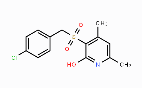 CAS No. 478245-37-3, 3-[(4-Chlorobenzyl)sulfonyl]-4,6-dimethyl-2-pyridinol