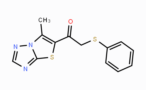 CAS No. 351857-82-4, 1-(6-Methyl[1,3]thiazolo[3,2-b][1,2,4]triazol-5-yl)-2-(phenylsulfanyl)-1-ethanone