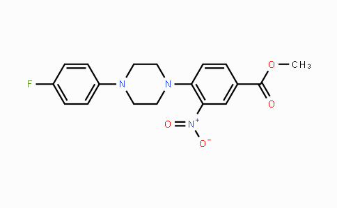 CAS No. 478246-25-2, Methyl 4-[4-(4-fluorophenyl)piperazino]-3-nitrobenzenecarboxylate