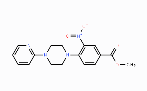 CAS No. 478246-35-4, Methyl 3-nitro-4-[4-(2-pyridinyl)piperazino]benzenecarboxylate