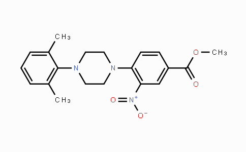 CAS No. 478246-61-6, Methyl 4-[4-(2,6-dimethylphenyl)piperazino]-3-nitrobenzenecarboxylate