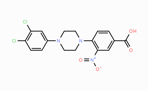 CAS No. 478246-62-7, 4-[4-(3,4-Dichlorophenyl)piperazino]-3-nitrobenzenecarboxylic acid