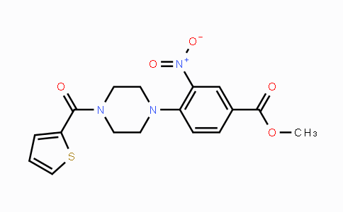 CAS No. 478246-65-0, Methyl 3-nitro-4-[4-(2-thienylcarbonyl)piperazino]benzenecarboxylate