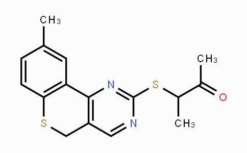 CAS No. 478246-90-1, 3-[(9-Methyl-5H-thiochromeno[4,3-d]pyrimidin-2-yl)sulfanyl]-2-butanone