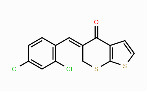 CAS No. 478246-96-7, 5-[(Z)-(2,4-Dichlorophenyl)methylidene]-4H-thieno[2,3-b]thiopyran-4(6H)-one
