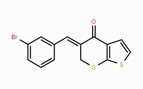 CAS No. 478247-00-6, 5-[(Z)-(3-Bromophenyl)methylidene]-4H-thieno[2,3-b]thiopyran-4(6H)-one