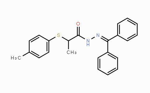 MC120371 | 478247-03-9 | N'-(Diphenylmethylene)-2-[(4-methylphenyl)sulfanyl]propanohydrazide