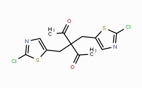 CAS No. 478247-69-7, 3,3-Bis[(2-chloro-1,3-thiazol-5-yl)methyl]-2,4-pentanedione