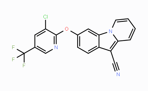 CAS No. 478247-98-2, 3-{[3-Chloro-5-(trifluoromethyl)-2-pyridinyl]oxy}pyrido[1,2-a]indole-10-carbonitrile