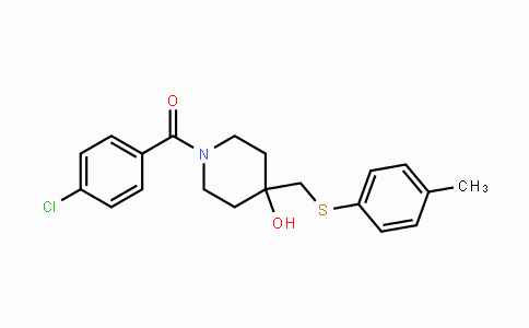 CAS No. 478248-07-6, (4-Chlorophenyl)(4-hydroxy-4-{[(4-methylphenyl)sulfanyl]methyl}piperidino)methanone