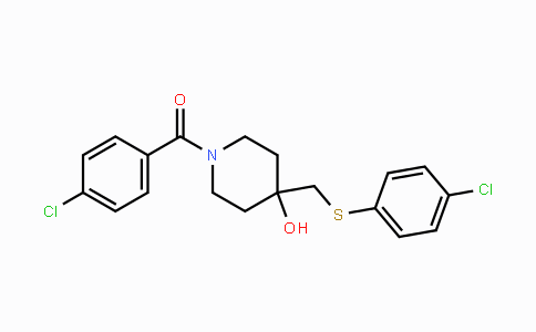 CAS No. 478248-10-1, (4-Chlorophenyl)(4-{[(4-chlorophenyl)sulfanyl]methyl}-4-hydroxypiperidino)methanone