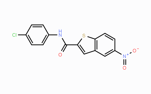 CAS No. 478248-41-8, N-(4-Chlorophenyl)-5-nitro-1-benzothiophene-2-carboxamide