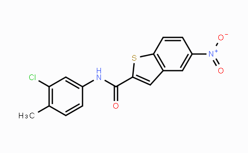CAS No. 478248-46-3, N-(3-Chloro-4-methylphenyl)-5-nitro-1-benzothiophene-2-carboxamide