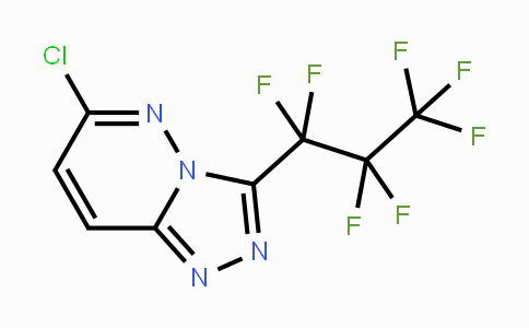 CAS No. 296898-46-9, 6-Chloro-3-(1,1,2,2,3,3,3-heptafluoropropyl)[1,2,4]triazolo[4,3-b]pyridazine