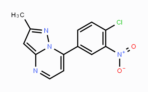 CAS No. 478249-07-9, 7-(4-Chloro-3-nitrophenyl)-2-methylpyrazolo[1,5-a]pyrimidine