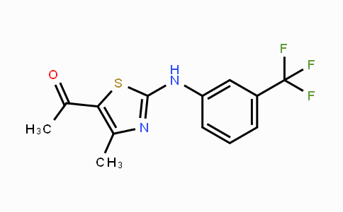 CAS No. 932152-74-4, 1-{4-Methyl-2-[3-(trifluoromethyl)anilino]-1,3-thiazol-5-yl}-1-ethanone