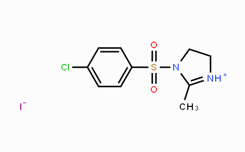 CAS No. 477762-92-8, 1-[(4-Chlorophenyl)sulfonyl]-2-methyl-4,5-dihydro-1H-imidazol-3-ium iodide