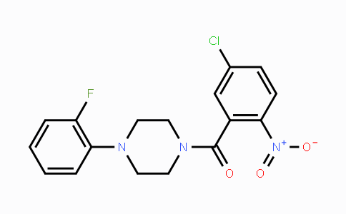CAS No. 478249-15-9, (5-Chloro-2-nitrophenyl)[4-(2-fluorophenyl)piperazino]methanone