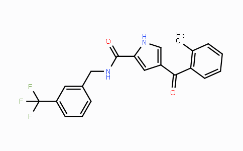 CAS No. 439120-79-3, 4-(2-Methylbenzoyl)-N-[3-(trifluoromethyl)benzyl]-1H-pyrrole-2-carboxamide