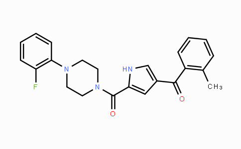 CAS No. 439120-85-1, [4-(2-Fluorophenyl)piperazino][4-(2-methylbenzoyl)-1H-pyrrol-2-yl]methanone