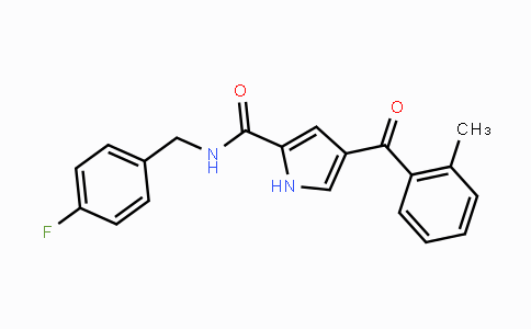 CAS No. 478249-39-7, N-(4-Fluorobenzyl)-4-(2-methylbenzoyl)-1H-pyrrole-2-carboxamide