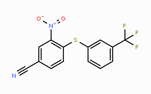 CAS No. 1357147-52-4, 3-Nitro-4-{[3-(trifluoromethyl)phenyl]sulfanyl}benzonitrile
