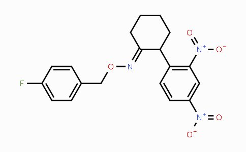 CAS No. 478249-72-8, 2-(2,4-Dinitrophenyl)cyclohexanone O-(4-fluorobenzyl)oxime