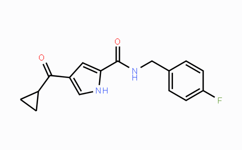 CAS No. 439121-04-7, 4-(Cyclopropylcarbonyl)-N-(4-fluorobenzyl)-1H-pyrrole-2-carboxamide