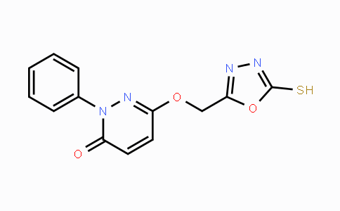 CAS No. 900019-82-1, 2-Phenyl-6-[(5-sulfanyl-1,3,4-oxadiazol-2-yl)methoxy]-3(2H)-pyridazinone