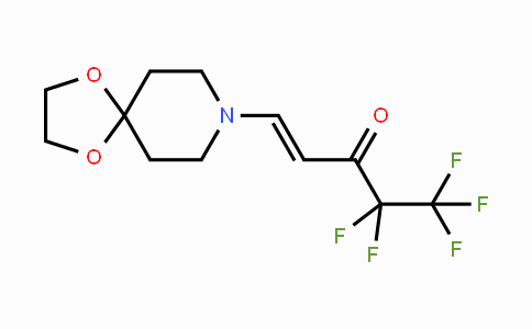 CAS No. 866144-13-0, (E)-1-(1,4-Dioxa-8-azaspiro[4.5]dec-8-yl)-4,4,5,5,5-pentafluoro-1-penten-3-one