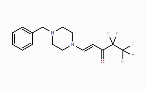 CAS No. 866144-14-1, (E)-1-(4-Benzylpiperazino)-4,4,5,5,5-pentafluoro-1-penten-3-one