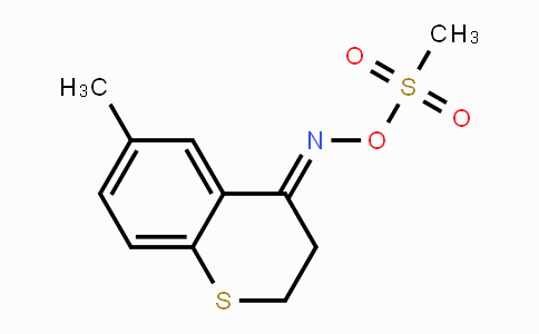 CAS No. 383146-47-2, N-(6-Methyl-2,3-dihydro-4H-thiochromen-4-yliden)-N-[(methylsulfonyl)oxy]amine