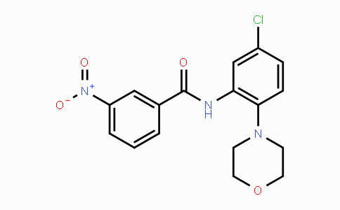CAS No. 383146-61-0, N-(5-Chloro-2-morpholinophenyl)-3-nitrobenzenecarboxamide